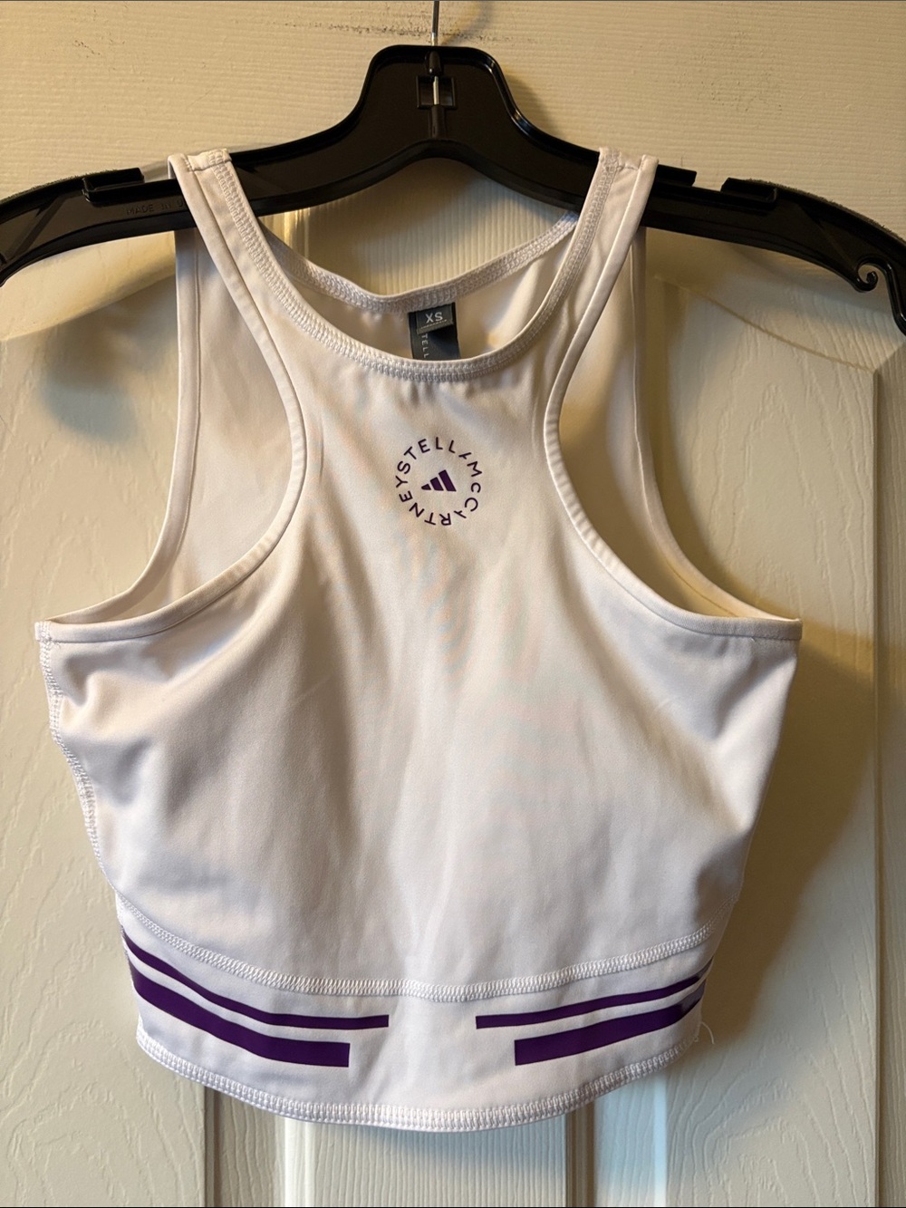 Adidas by Stella McCartney White/ Purple Sports Bra size XS